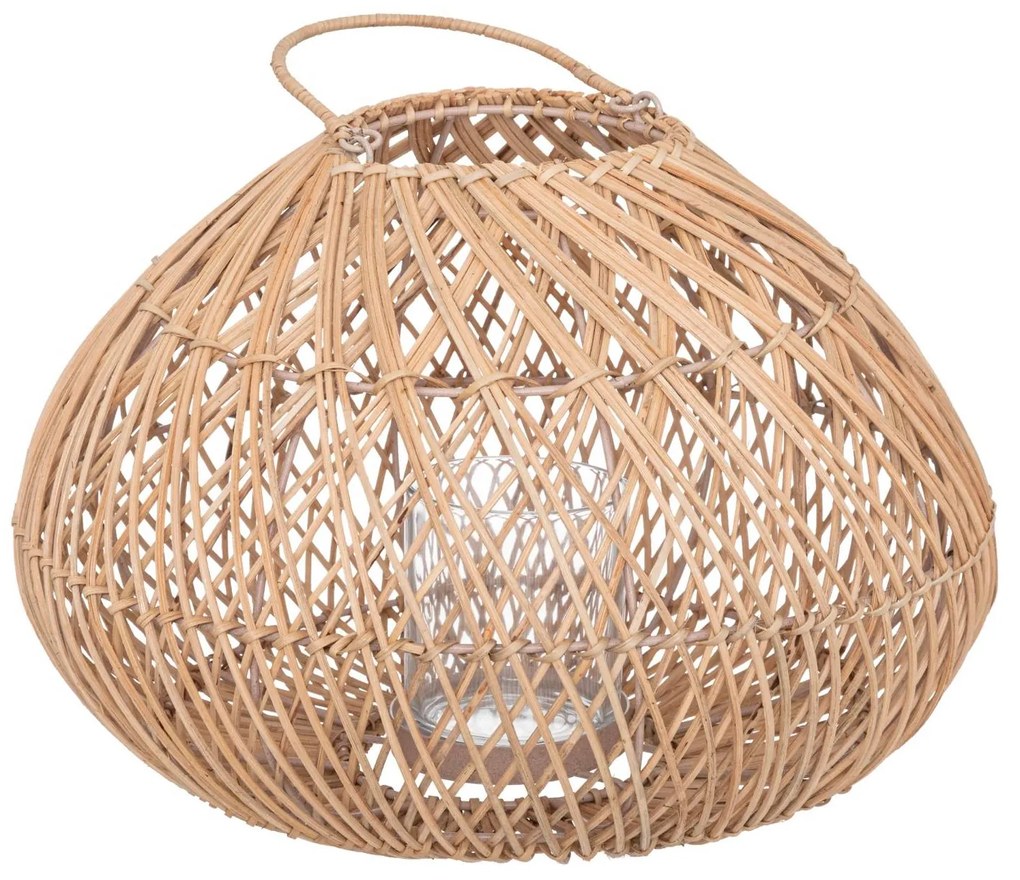 Lampion do altany Lour, rattanowy, wys. 36 cm