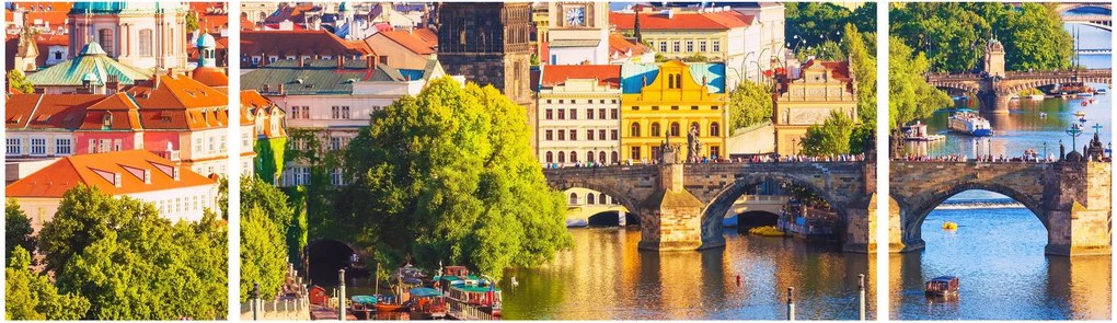 Obraz - Praga (170x50 cm)