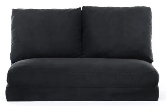 Czarna rozkładana sofa 120 cm Taida – Balcab Home