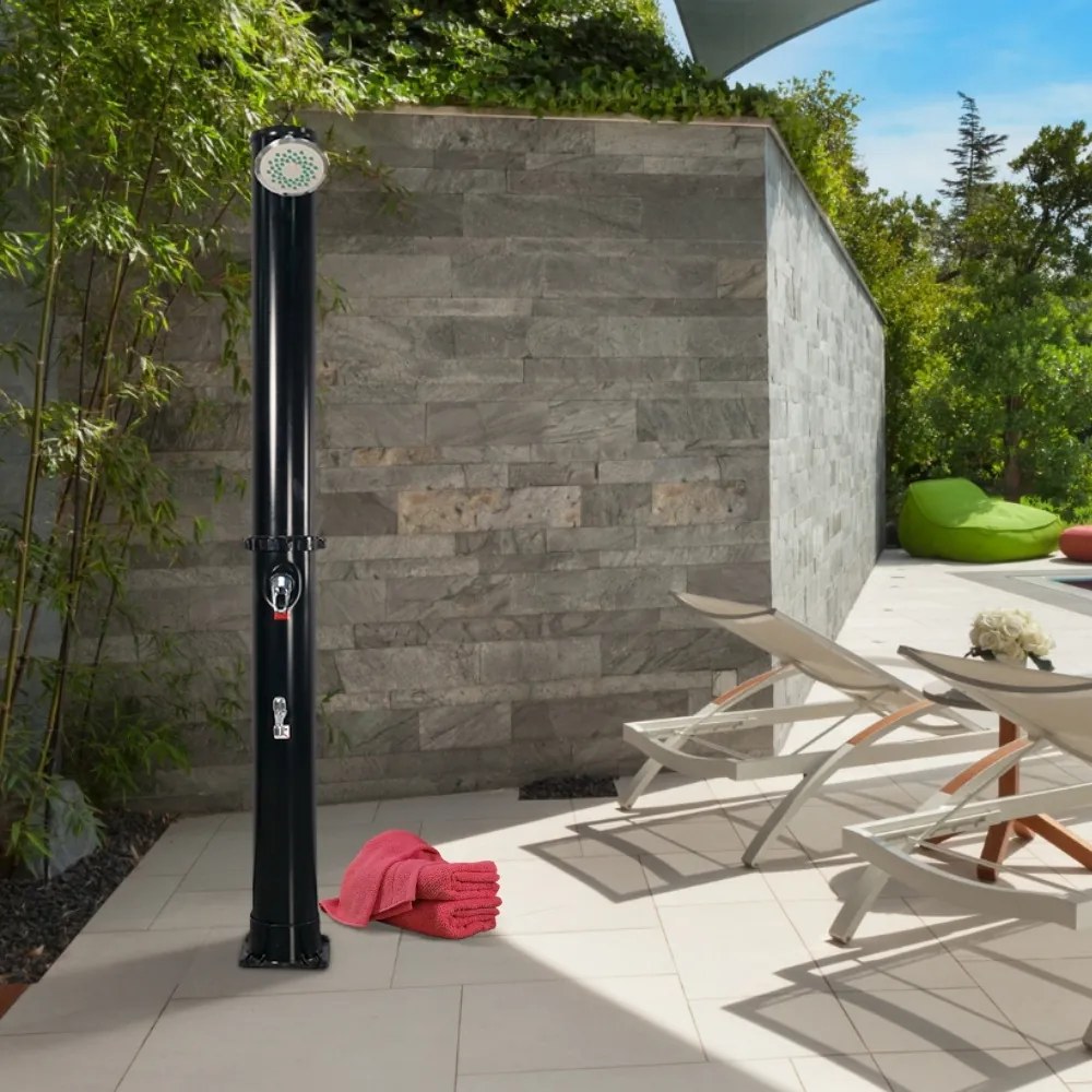 Prysznic solarny KARIBIK, 35l, czarna Jurhan