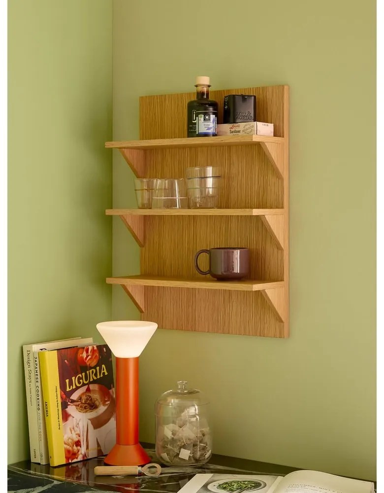 Pomarańczowa lampa stołowa ze ściemniaczem (wysokość 30 cm) Flash – Hübsch