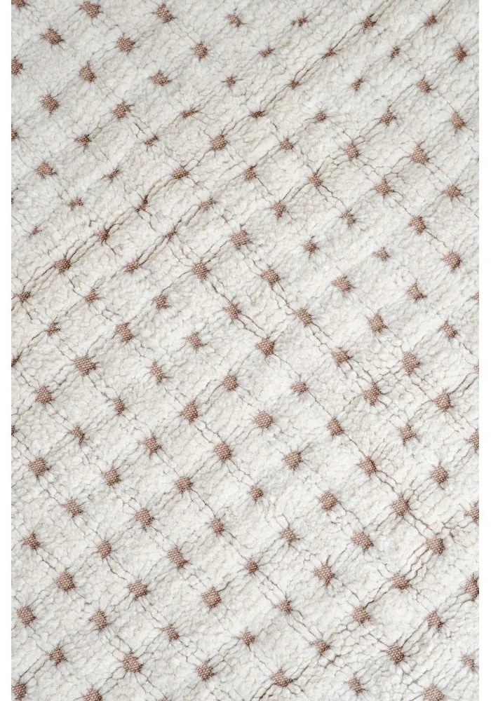Wełniany dywan odpowiedni do prania/tkany ręcznie w kolorze kości słoniowej 140x200 cm Unexpected Wool – Lorena Canals