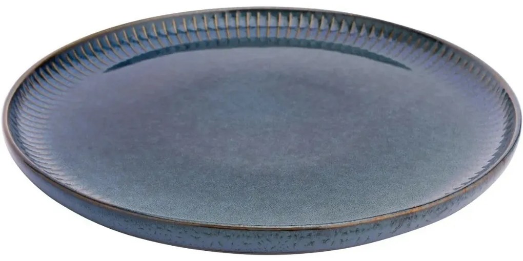 Altom Płytki talerz porcelanowy Reactive Stripes niebieski, 26 cm