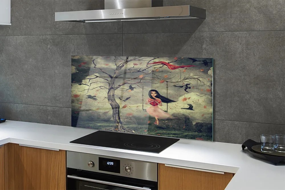 Panel nad Blat Kuchenny Bajkowa Scena na Skale