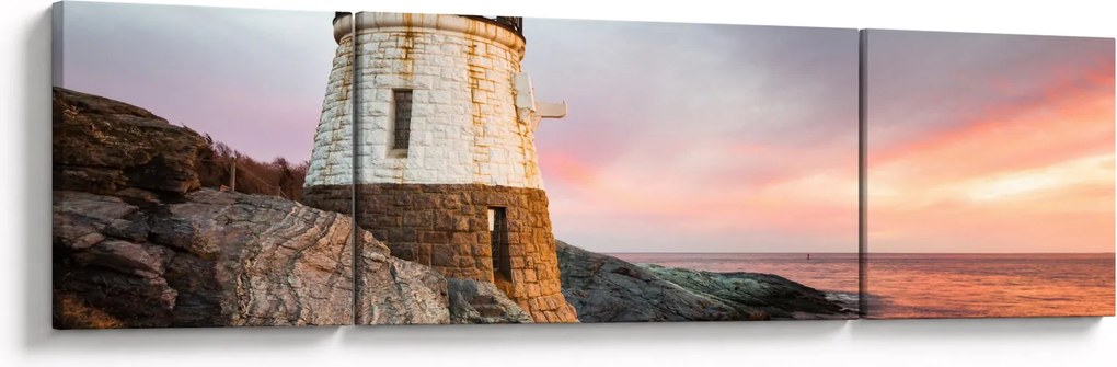 Obraz - Latarnia morska Castle Hill (170x50 cm)