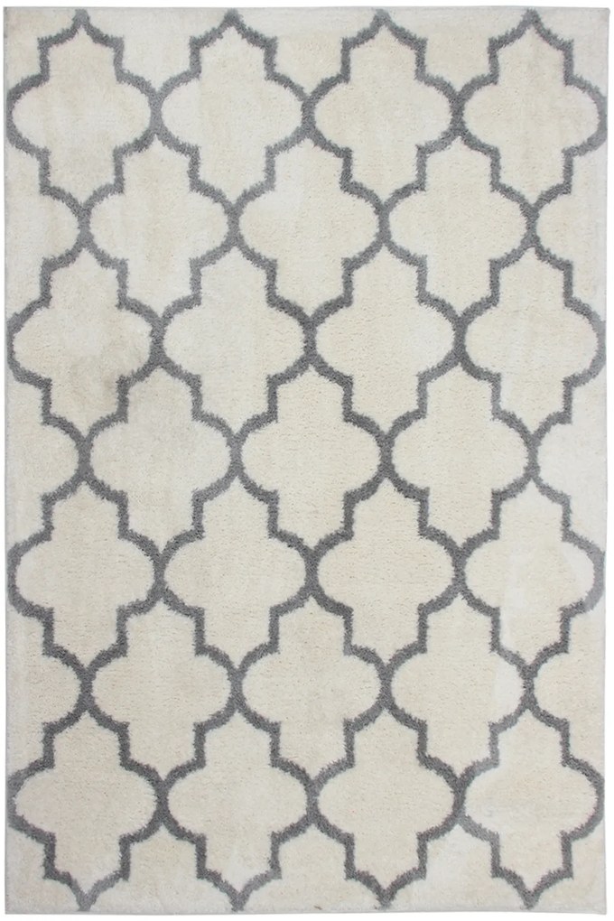 Dywan Merlin Biała Koniczyna 133x190 Prostokąt