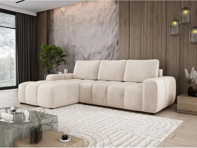 Narożnik MAILO funkcja spania DL z pojemnikiem SALVADOR 01 WERSAL