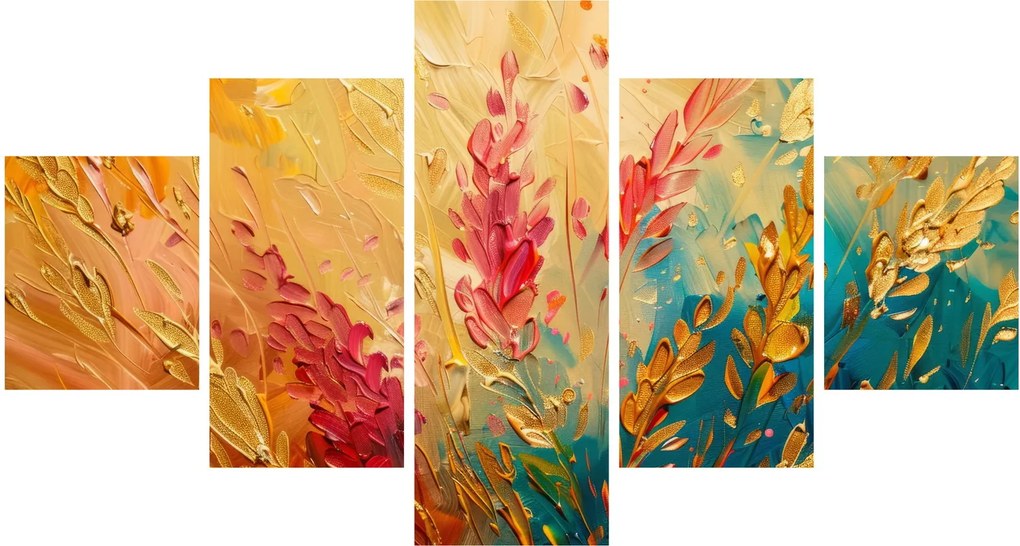 Obraz - Malowanie pola (125x70 cm)