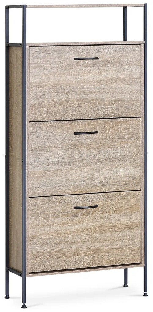 Szafka na buty z przegródkami G1009 OAK, dąb