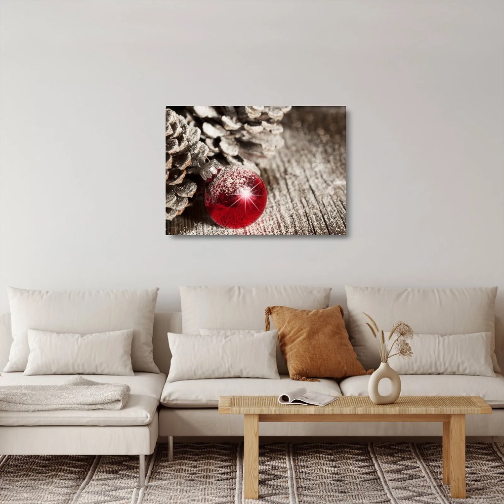 Obraz na szkle - Dekoracje świąteczne (70x50 cm)