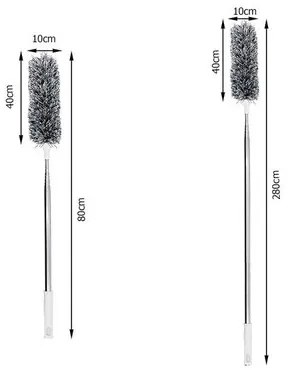 Miotełka do kurzu teleskopowa Clean, 80 - 280 cm