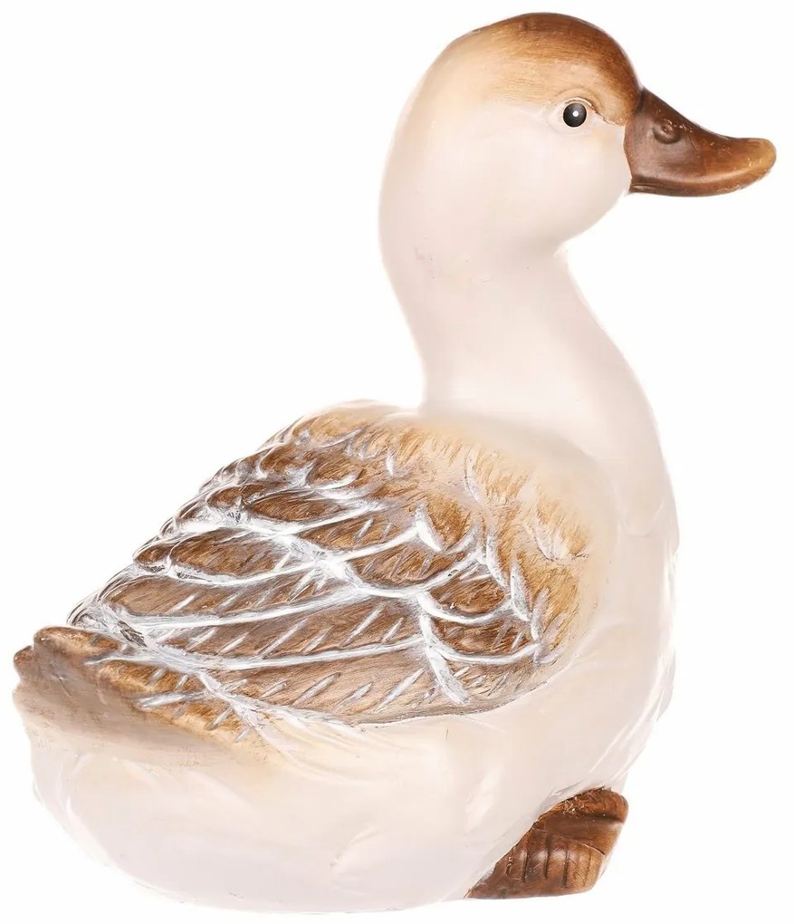Ozdoba ogrodowa Kaczka, 17 x 10 x 17 cm, ceramika