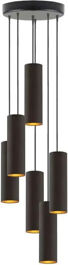 Regulowana czarna lampa wisząca glamour - EX342 L3-S06