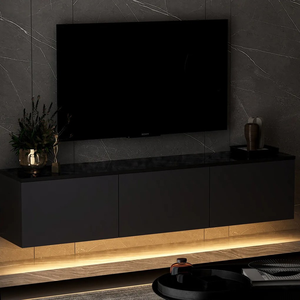 Stolik pod telewizor Neon Illuminated Anthracite