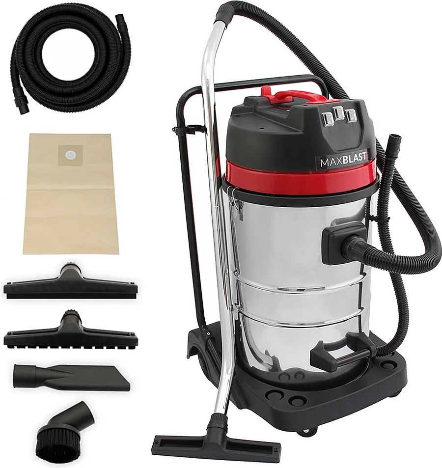 Odkurzacz na mokro i sucho 80L z wężem 5 m