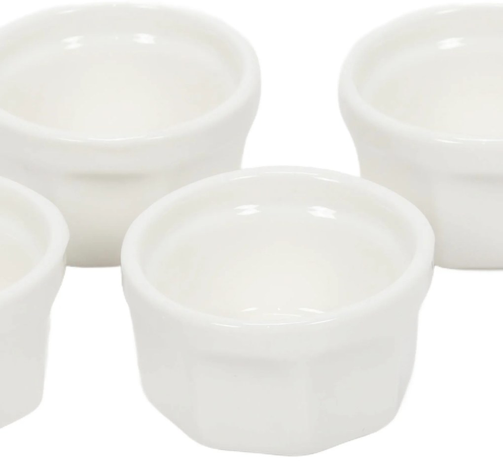 Miseczki na przekąski z porcelany, 4 szt.