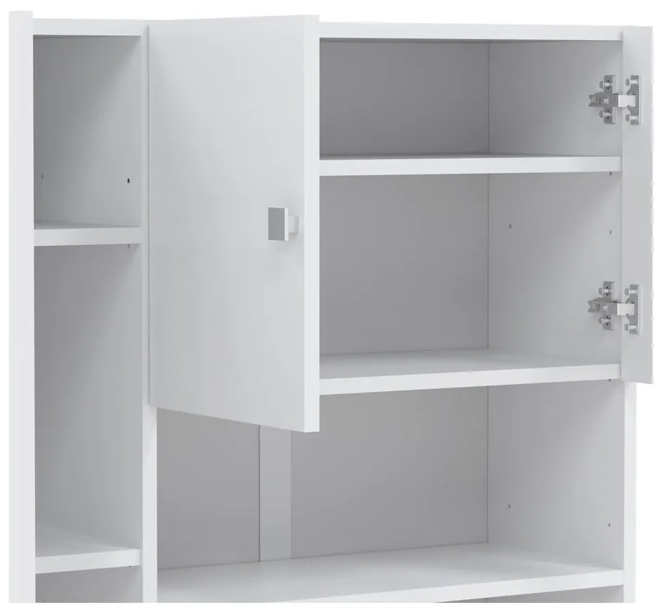 Biała szafka łazienkowa 90x182 cm Combi – TemaHome