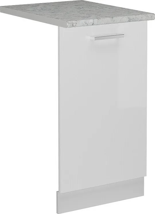 Panel przedni biały wysoki połysk 45x1.6x81.8 r-line