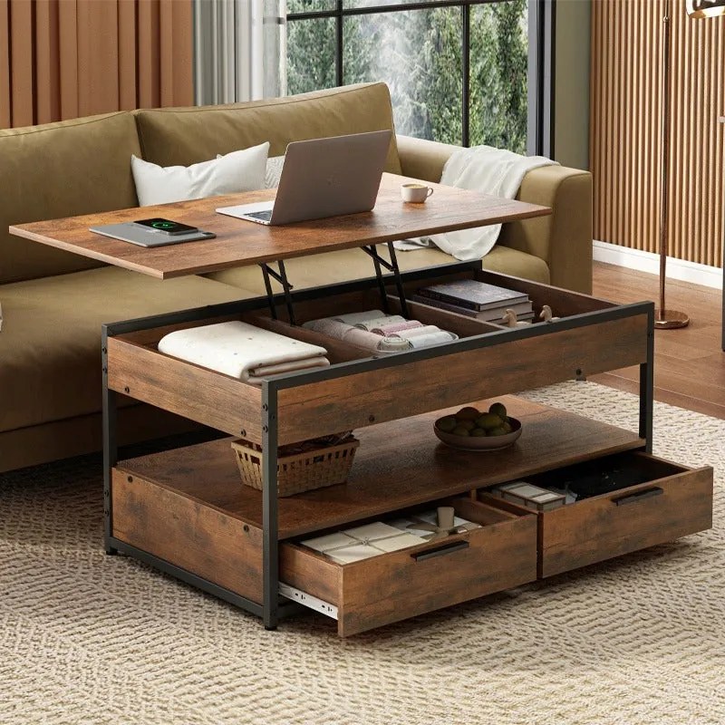 Stolik kawowy Loft do salonu 100 cm