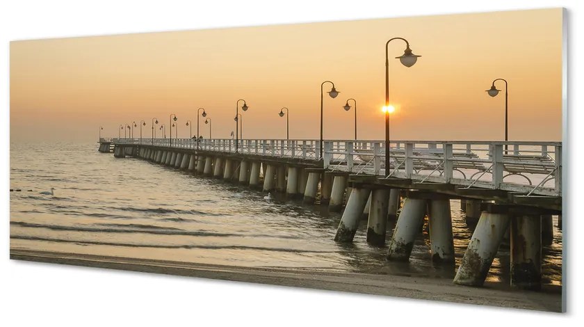 Panel Szklany Gdańsk Morze molo