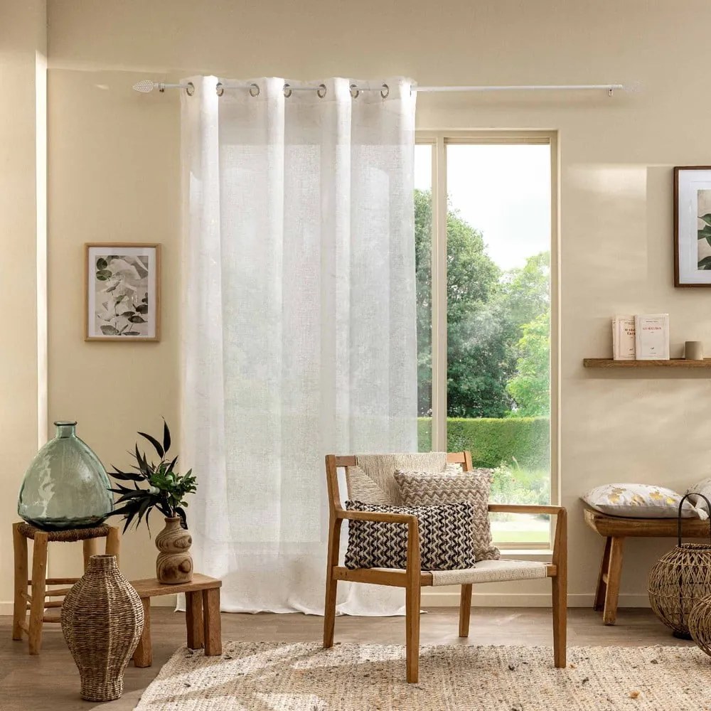 Beżowa firanka 140x280 cm Marius – douceur d'intérieur