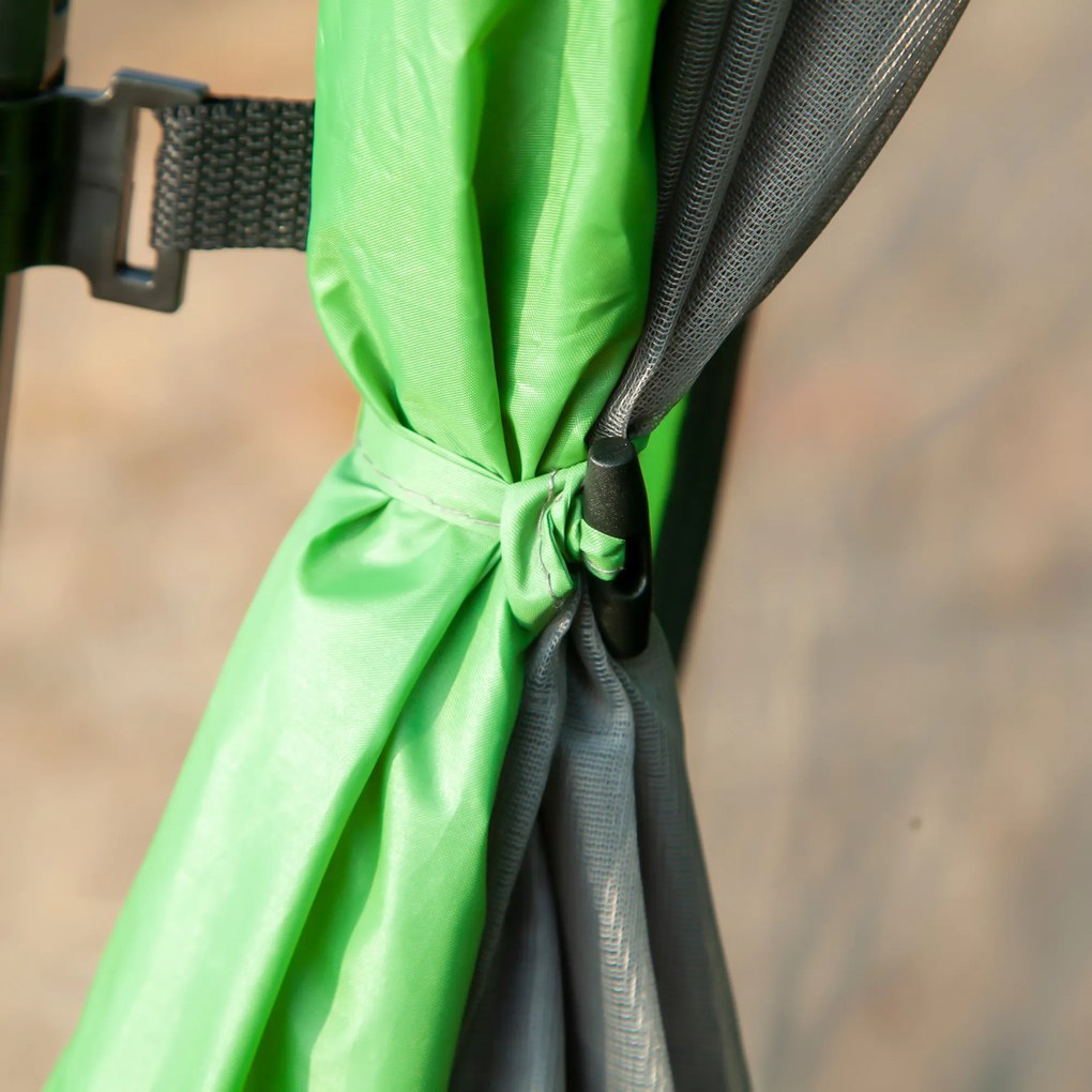 Outsunny namiot kempingowy dla 6 osób namiot rodzinny namiot kopułowy PU2000mm zielony