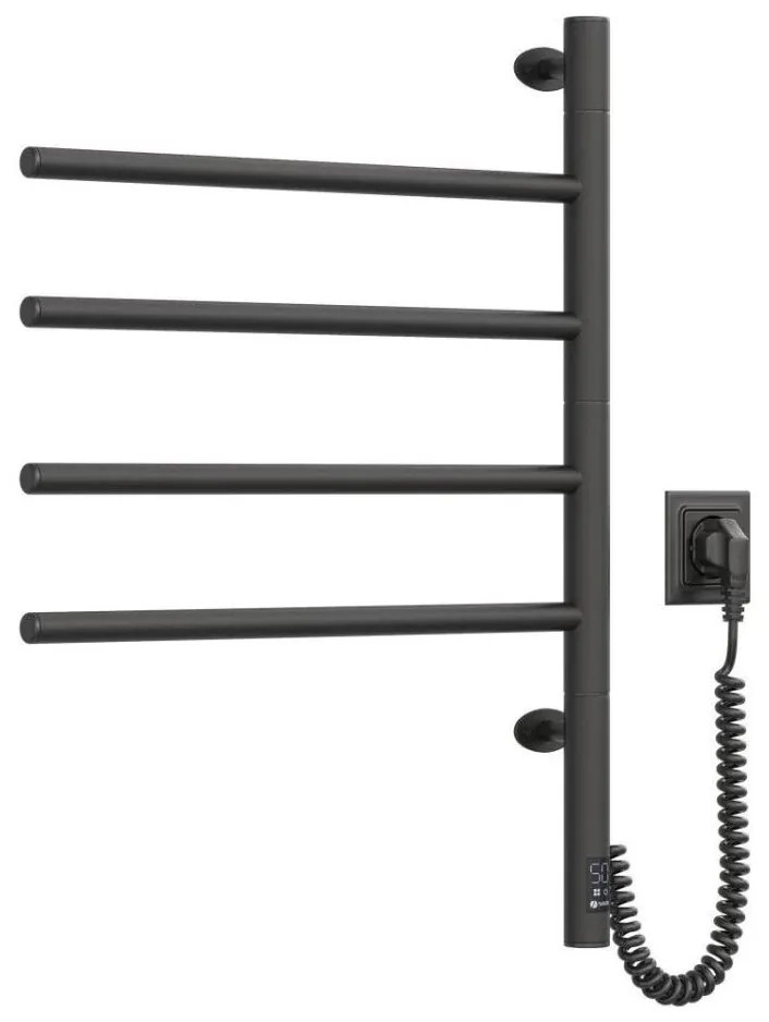 Elektryczny suszarka na ręczniki ARABESQUE 150W/230V 64,6cm IP44 czarna