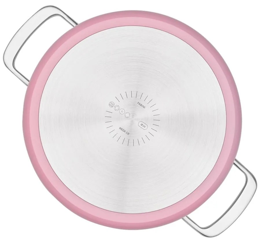 Garnek z pokrywką/z powłoką ceramiczną odpowiedni na indukcję 5,5 l Meda 3.0 – FABINI