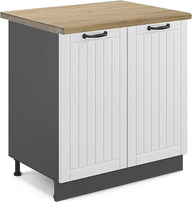 Szafka pod zlew biały domek wiejski 80x60x82 fame-line