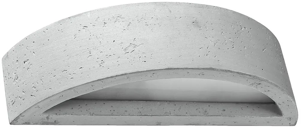 Półokrągły betonowy kinkiet loft - S176 G5-S76