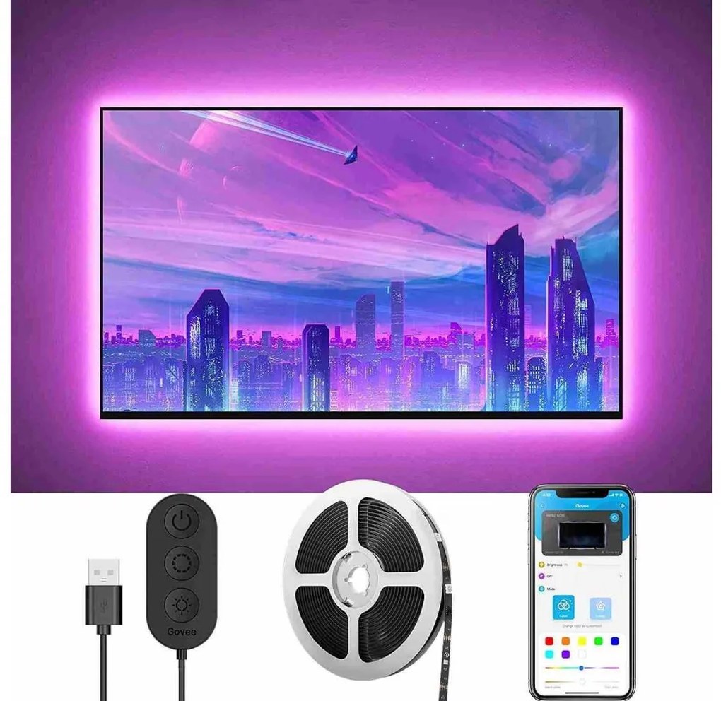 Govee - SMART LED podświetlenie RGB do TV 46-60"