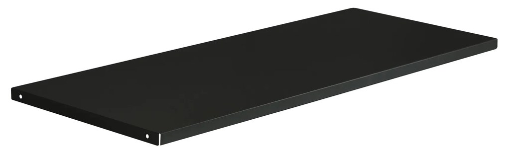 Półka metalowa do szafy biurowej czarna, 900x20x360 mm