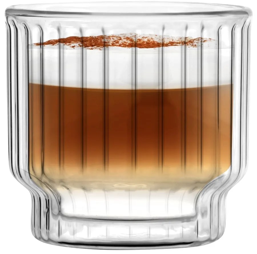 Zestaw 2 szklanek z podwójną ścianką Vialli Design, 260 ml