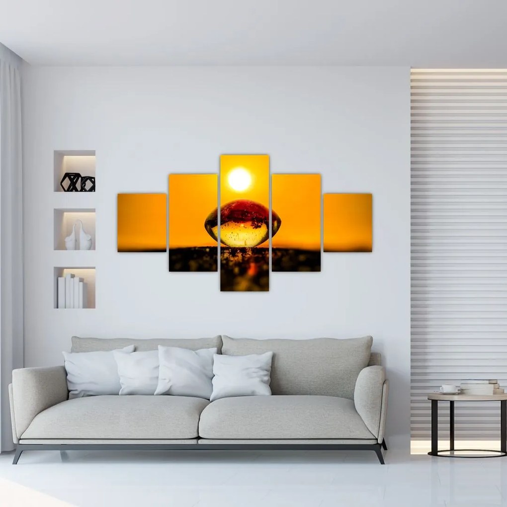 Obraz szklanej kropli (125x70 cm)