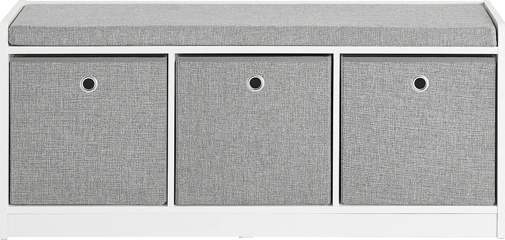 Ławka na buty z i siedzisko i 3 koszami FSR65-DG