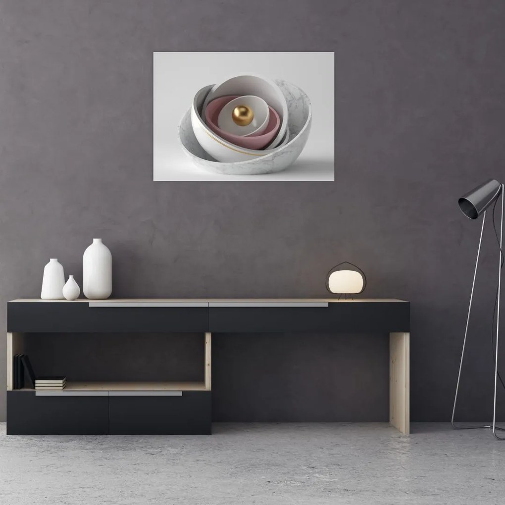 Obraz - Złota perła (70x50 cm)