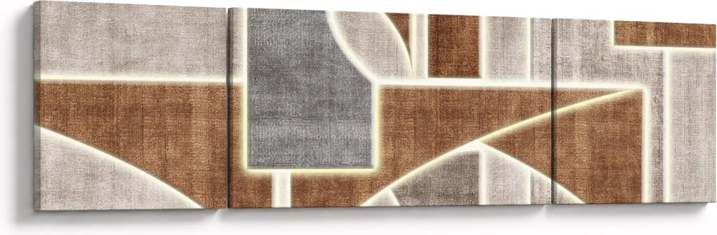 Obraz - Kształty (170x50 cm)