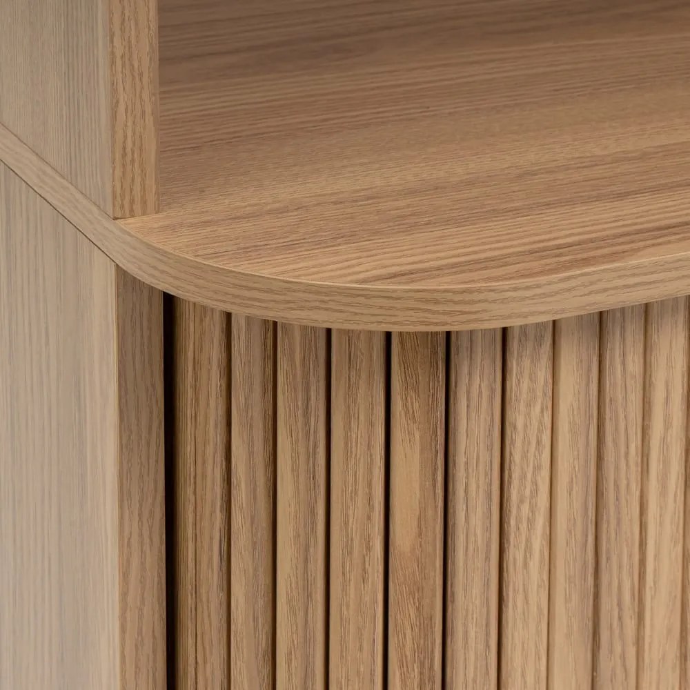 Regał w dekorze dębu w naturalnym kolorze 80x172x40 cm Elia – Casa Selección