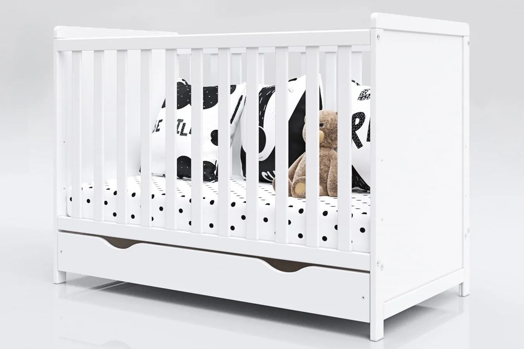 Łóżeczko Lilia 120/60 z szufladą