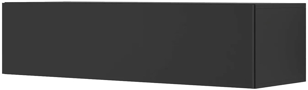 Czarna Wisząca Szafka Pod Tv 120 Cm E0-G64