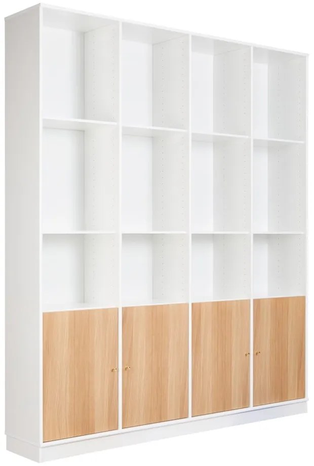 Biało-naturalny regał w dekorze dębu 176x199 cm Mistral – Hammel Furniture