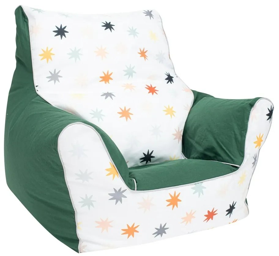 New Baby Fotelik dziecięcy wypełniony kulkami,zielony