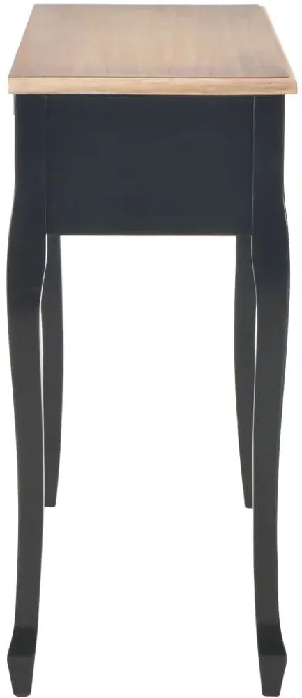 Czarna konsola z szufladami A4-K84