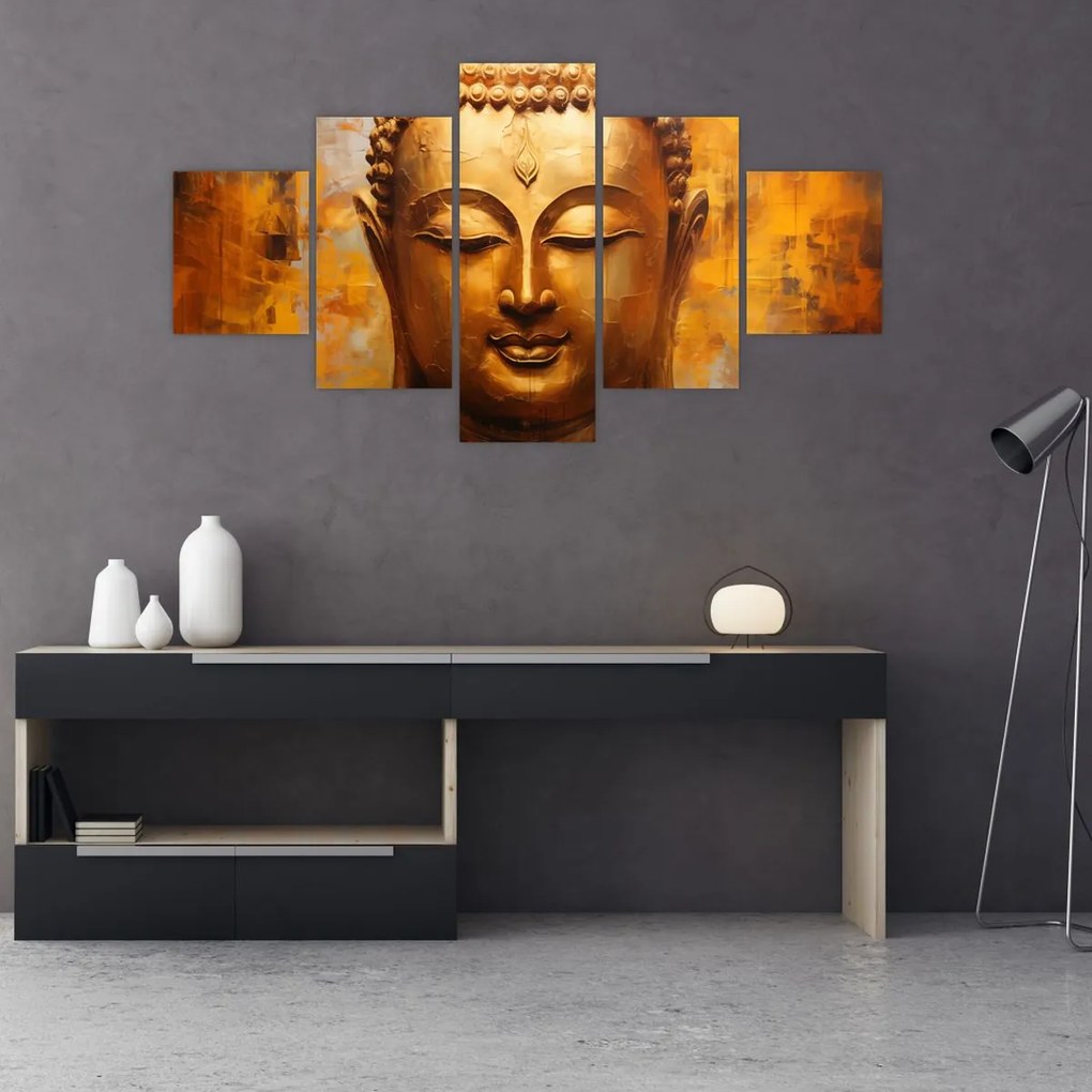 Obraz - Budda, obraz olejny (125x70 cm)