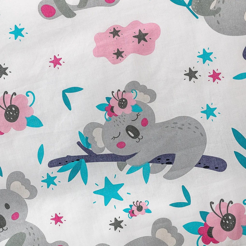 4Home Pościel bawełniana Koala friend cm, 140 x 200 cm, 70 x 90 cm
