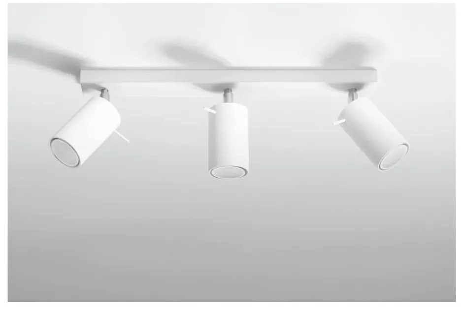 Biała lampa sufitowa Sollux Etna 3