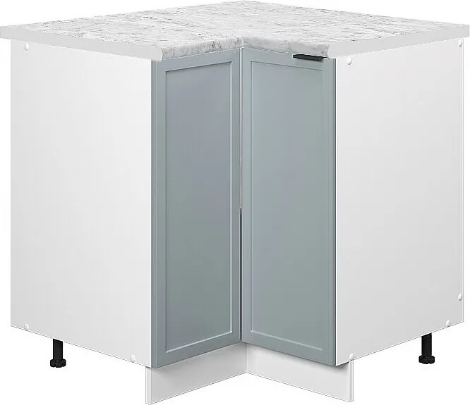 Szafka narożna jasnoniebiesko-szary 80.5x60x82 fame-line