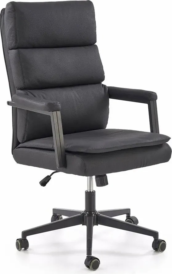 Nowoczesny czasrny fotel obrotowy W4-E16
