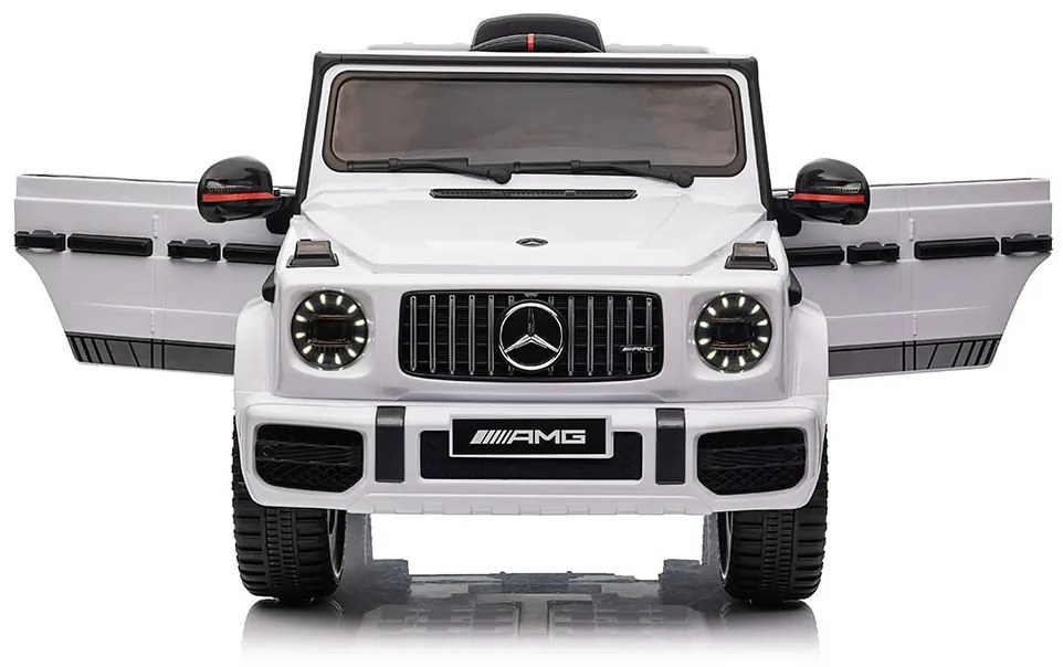 Baby Mix Samochód elektryczny dla dzieci Mercedes-Benz G63 AMG, biały