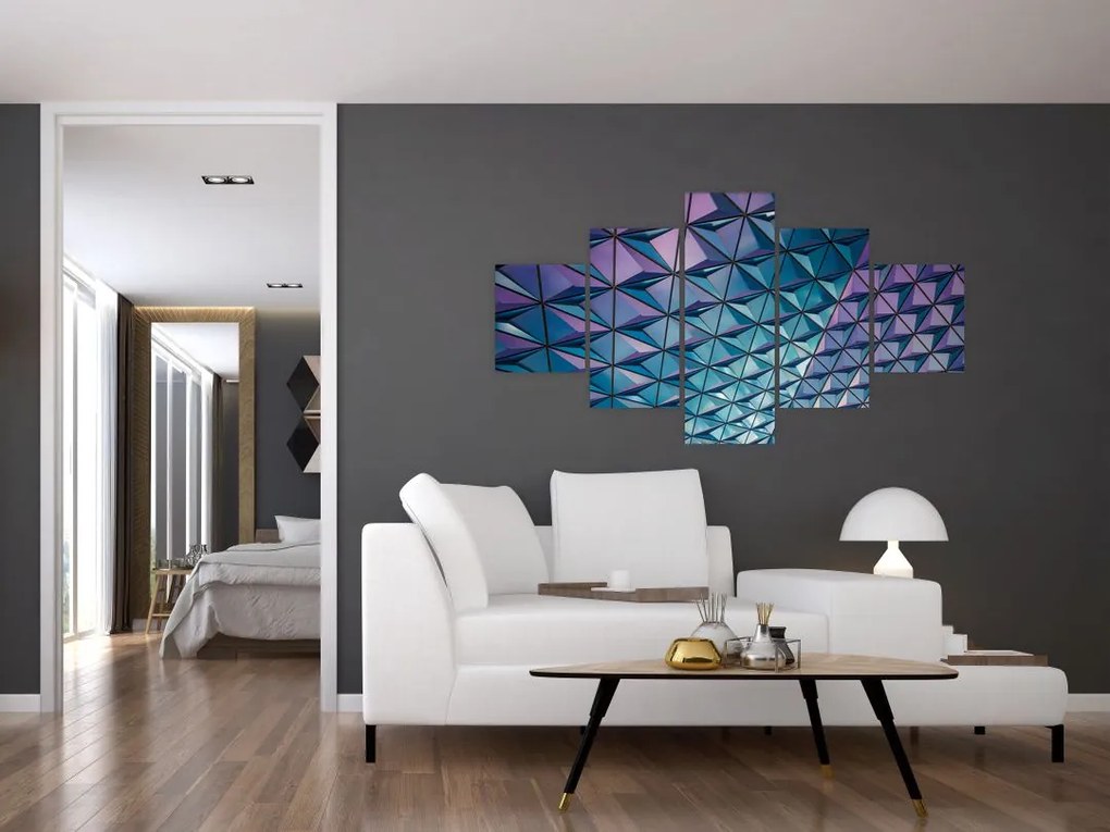 Obraz - struktura koloru (125x70 cm)